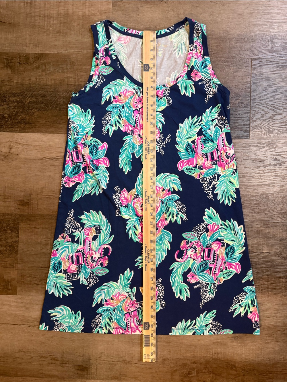 Lilly Pulitzer Raylee Pima Cotton Inky Wave Peanut Gallery Dress Size M πππ - Picture 11 of 12